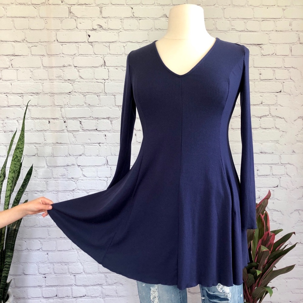 Love Fire Navy Tunic Dress